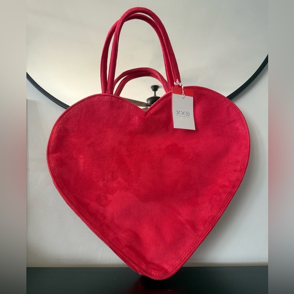 Erin Fetherston X Target 20th Anniversary Red Heart Tote NWT - Picture 2 of 6